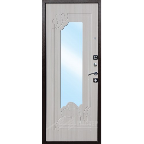 Входная дверь Ampir Белый Ясень